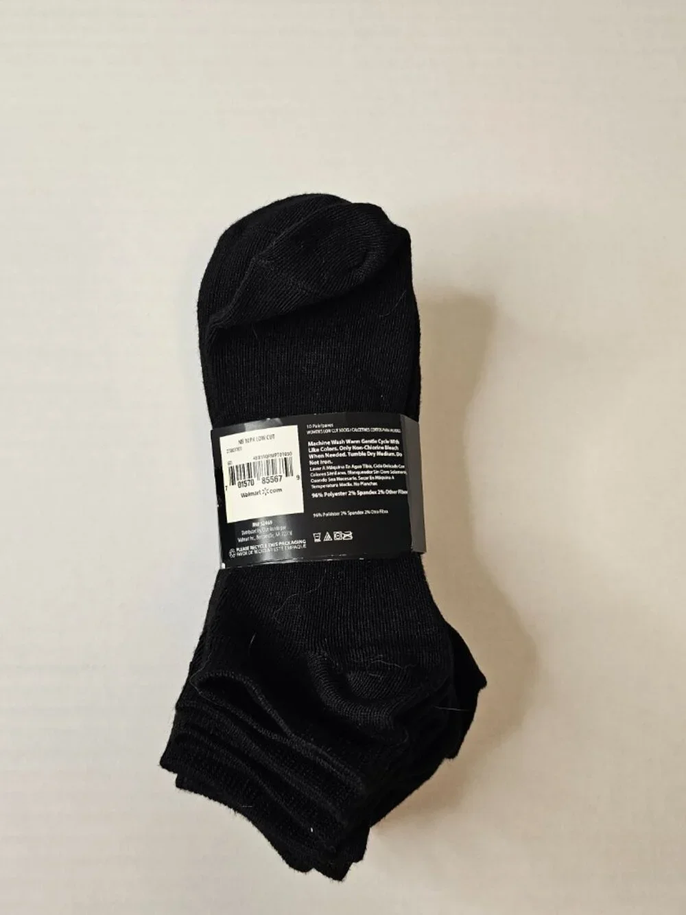 No boundaries, Women's size 4-10, black Low Cut Socks, NWOT